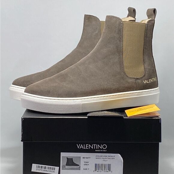 Valentino Mario Men’s Suede Chelsea Boots size 40/ us size 7 - Picture 10 of 12